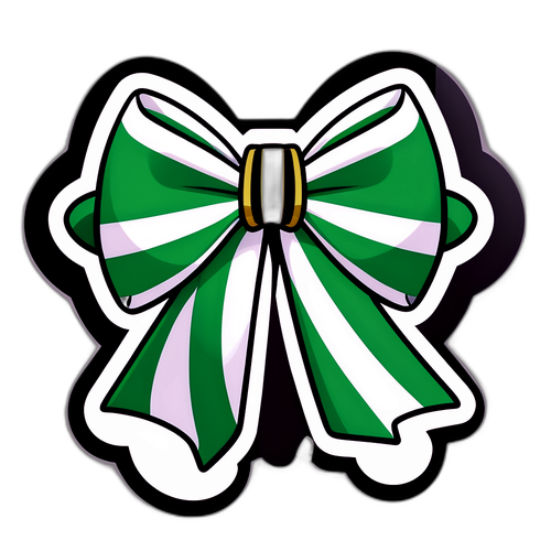 สติกเกอร์โบสีเขียวและขาวเพื่อสนับสนุนเบติส