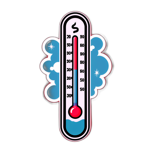 搞笑的體溫計角色設計