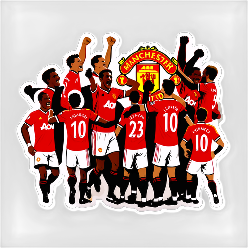 Stiker Perayaan Manchester United