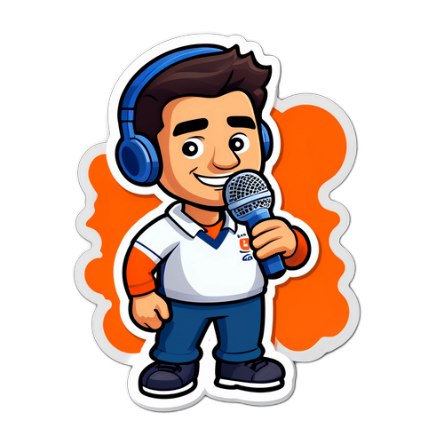 סטיקר של גיא מרוז - עיתונאי ספורט