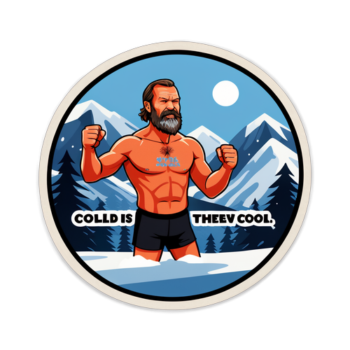 Koud Is Het Nieuwe Cool: Ontdek de Legende Wim Hof in Actie te Midden van een Wonderbaarlijk Winterlandschap!