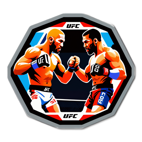 UFC 310 Fighters in the Octagon