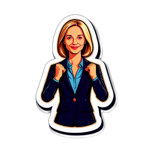 Create a sticker featuring Kaja Kallas