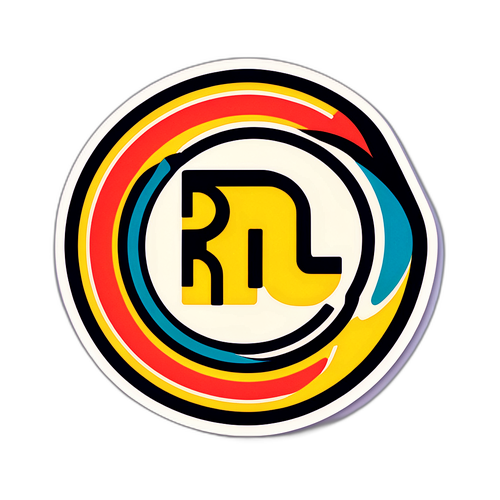 Vintage RTL logó matricák