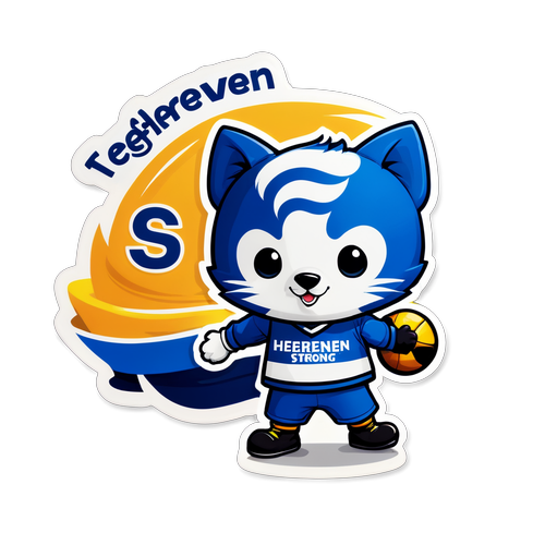 Schattige Heerenveen Mascotte Steelt Harten met 'Samen Sterk!' - Ontdek de Magie!