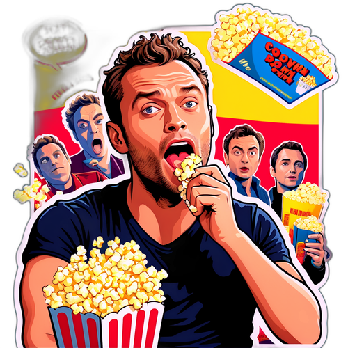 Jude Law Spiser Popcorn