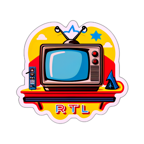 RTL Logó Nosztalgikus Stílusban