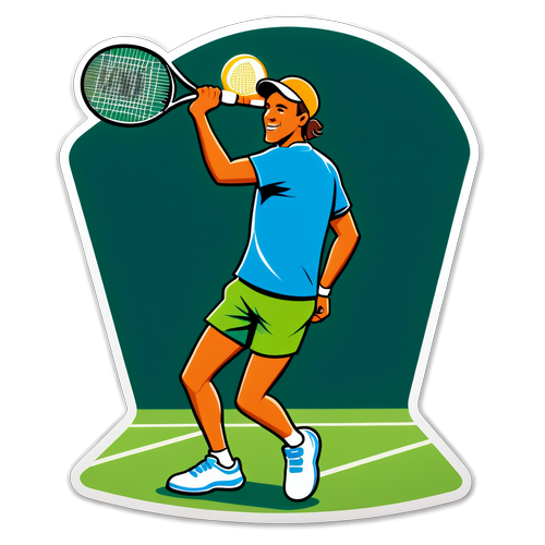 Isang Sticker ng Australian Open