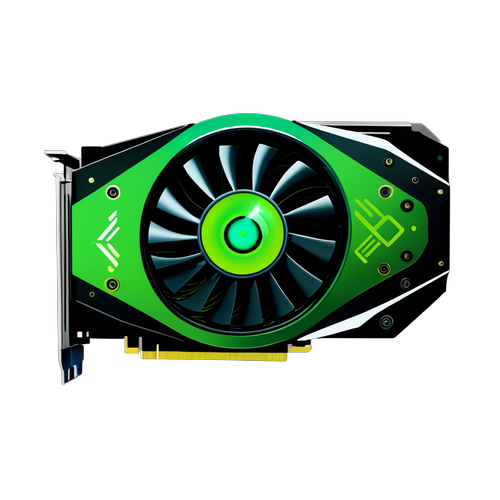 Øje-fangende design af RTX 5070 GPU