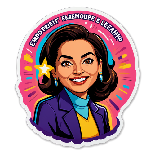 Empowerment and Community Leadership Sticker