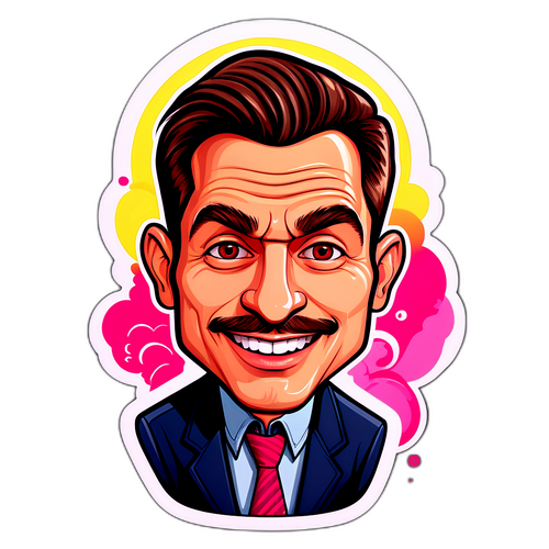 Caricatura Giocosa di Ivan Zazzaroni