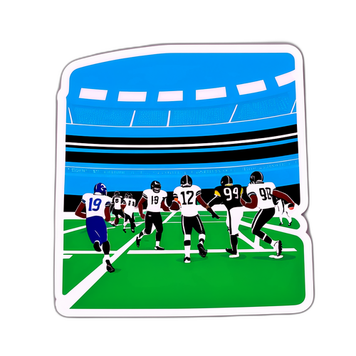 फुटबॉल मैदान पर खिलाड़ियों का उत्साह