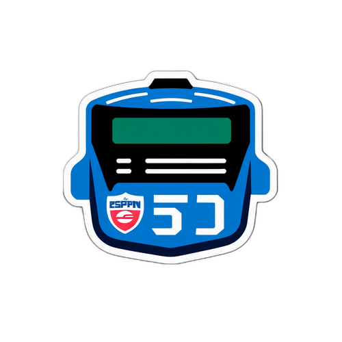 Minimalist ESPN Fantasy Football Sticker