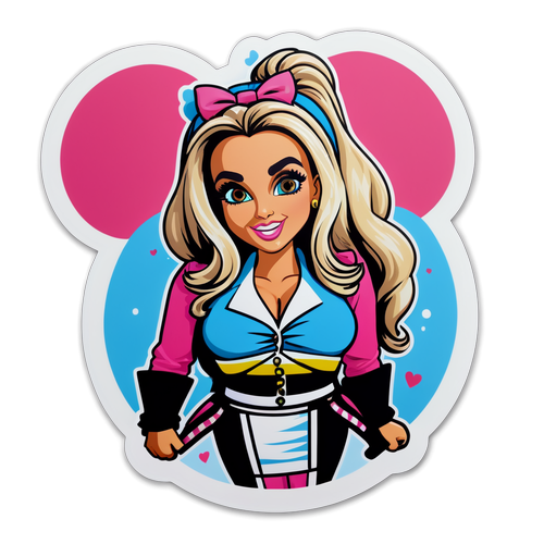 Discover the Whimsical World of Katie Price: Sticker Magic That Captures Her Vibrant Adventures!