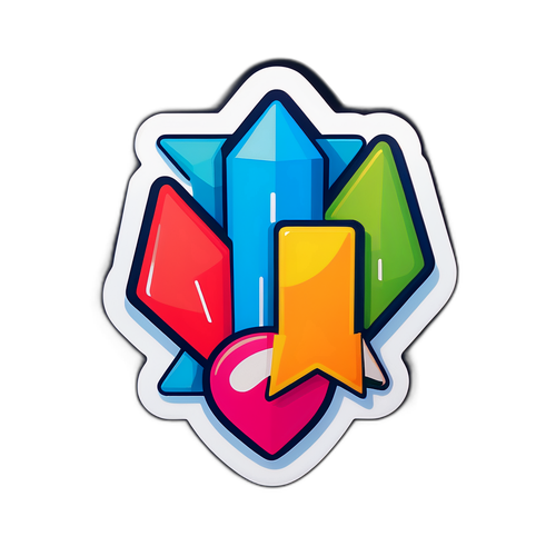 긍정적인 메시지를 전달하는 TQQQ 스티커