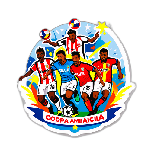 Sticker créatif sur la Copa Sudamericana