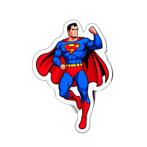 Superman in Posizione Dinamica