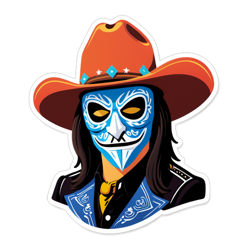 Funky Orville Peck Sticker