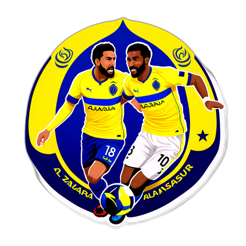 Sticker Tưởng Nhớ Trận Đấu Giữa Al-Zawraa và Al-Nassr