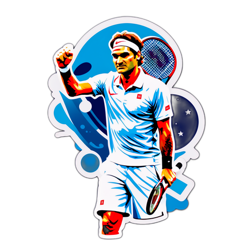 Roger Federer w ikonicznym stroju