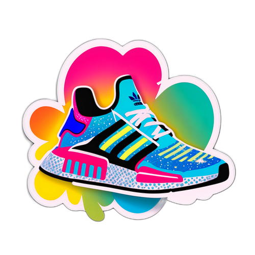 Autocollant de chaussures Adidas en collaboration avec Bad Bunny