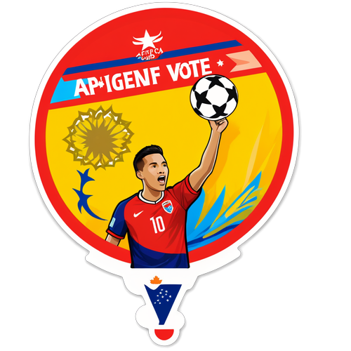 Thiết kế sticker cho Bình chọn Bàn thắng đẹp nhất AFF Cup 2024