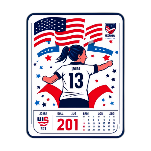USWNT Inspiring Calendar Design
