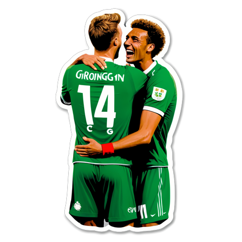 FC Groningen Viering Sticker