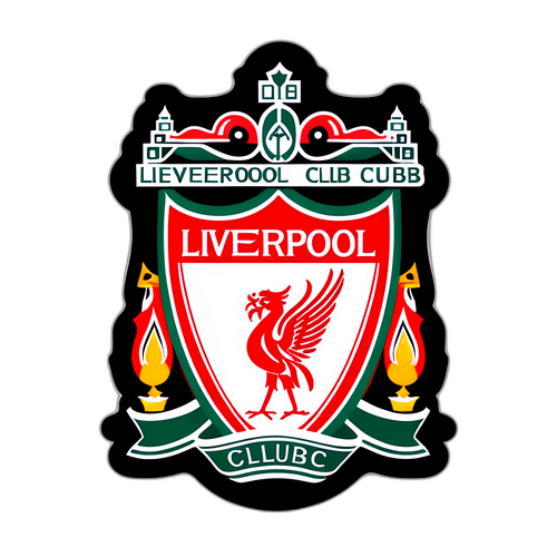 Illustration d'un logo stylisé du Liverpool Football Club