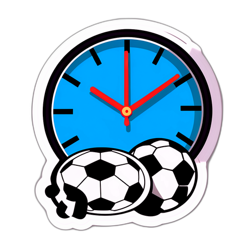 Reloj de partido de fútbol