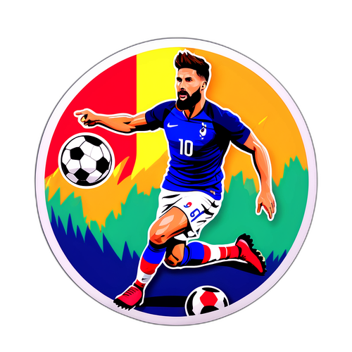 Olivier Giroud Mural Design