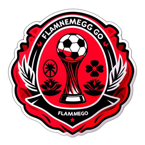 Flamengo Takım Arma Sticker Tasarımı