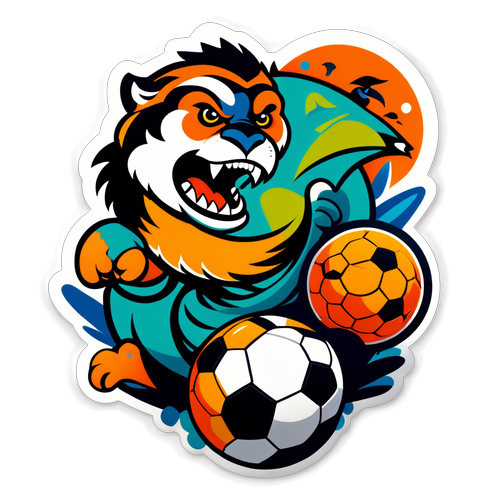 Stiker Playful Borneo FC dan PSIS