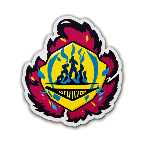 Hayatta Kalanlar Temalı Sticker