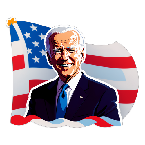 Symbol Duma Ameryki: Naklejka z Joe Bidenem, Która Zachwyca!