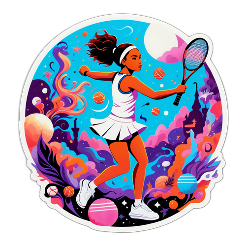 Representasi Artistik Alexandra Eala dalam Alam Mimpi Tenis Surreal