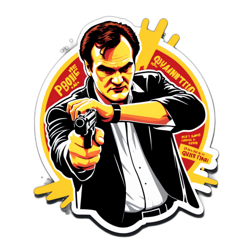 Sticker z Quentinem Tarantino