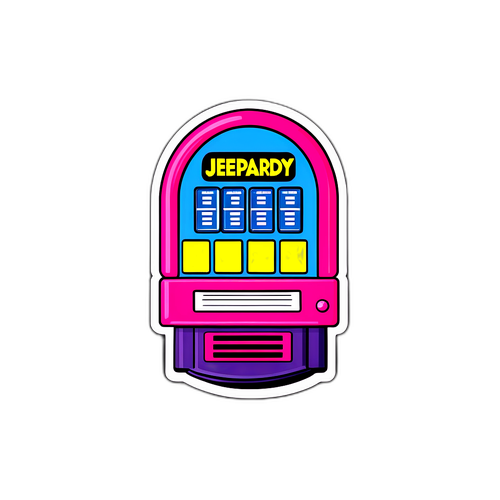 Nostalgic Jeopardy! Sticker with a Modern Twist