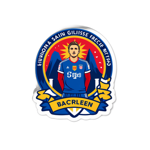 Jännittävä hetki Bayern Münchenin ja Union Saint-Gilloisen ottelusta