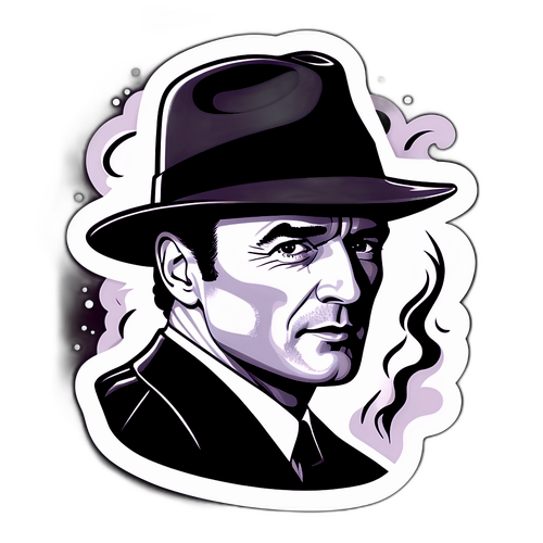 Ritratto di Julian McMahon in stile film noir