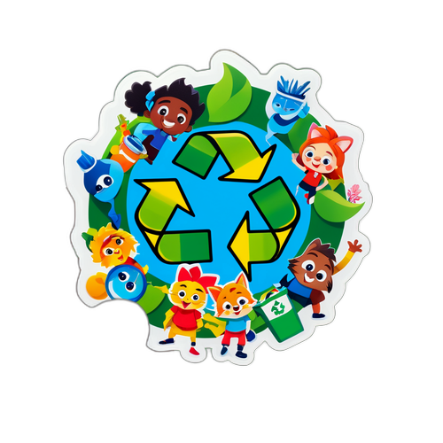 Masayang Sticker sa Pagsusulong ng Eco-Friendliness