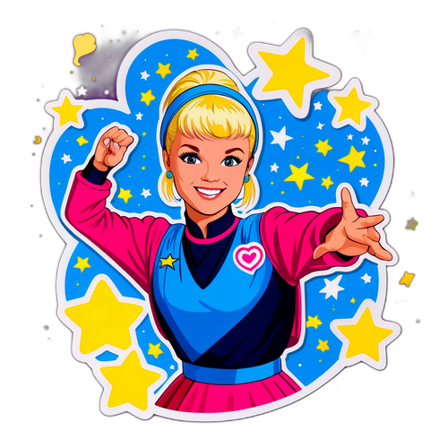 Adesivo da Xuxa em Posed Iconica