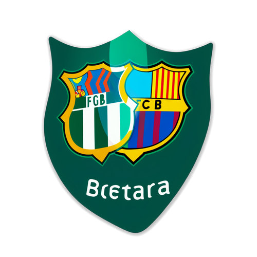 Betis vs Barcelona Kamp Klistermærke