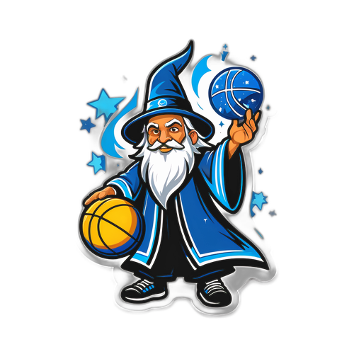 Sticker ng Orlando Magic Wizard