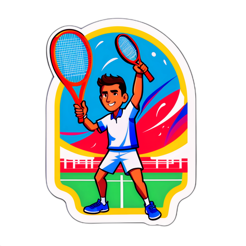 Sticker med Carlos Alcaraz