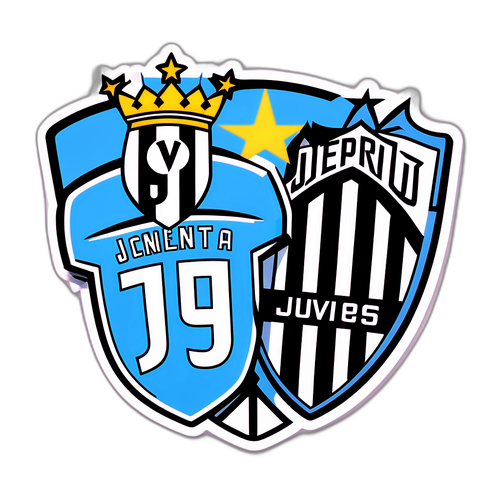 Stiker Dinamik Juventus vs Manchester City