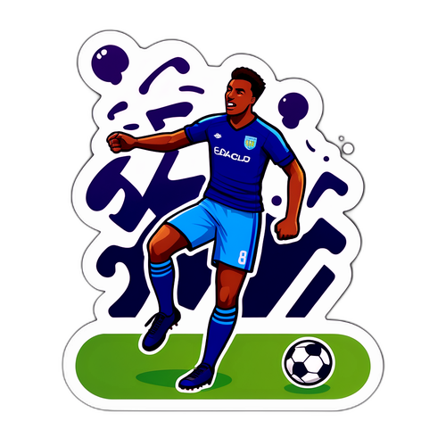 Hình dán cầu thủ bóng đá ghi bàn