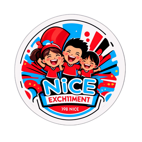 สติ๊กเกอร์ความตื่นเต้นสำหรับนิซ