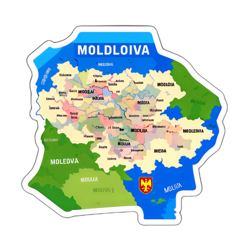 Hartă a Republicii Moldova pentru Alegeri Parlamentare