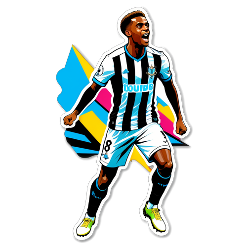 Alexander Isak Goal Celebration Sticker